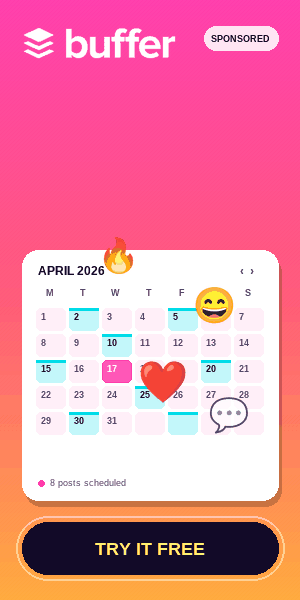 Plan a month of social posts in one hour — try Buffer free